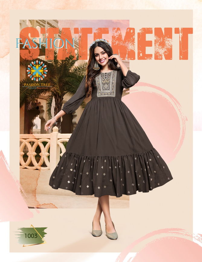 Flair Glory Vol 1 By Passion Tree Designer Kurti Catalog